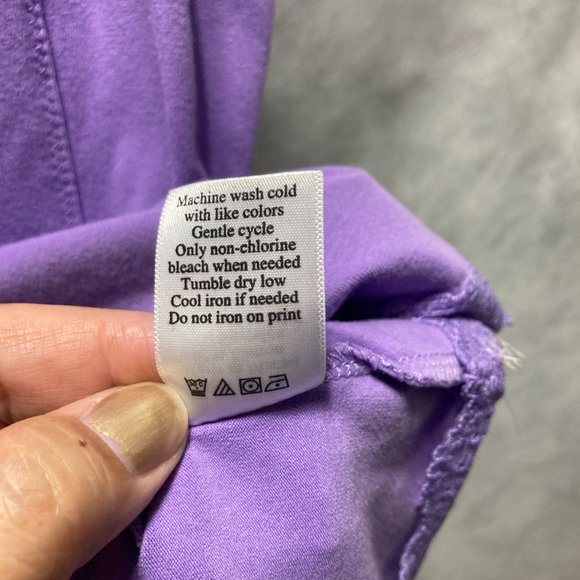 COLDWATER CREEK Camisole Tank Top Purple Lilac Stretch Lace Women Medium 10 12 - Picture 15 of 16